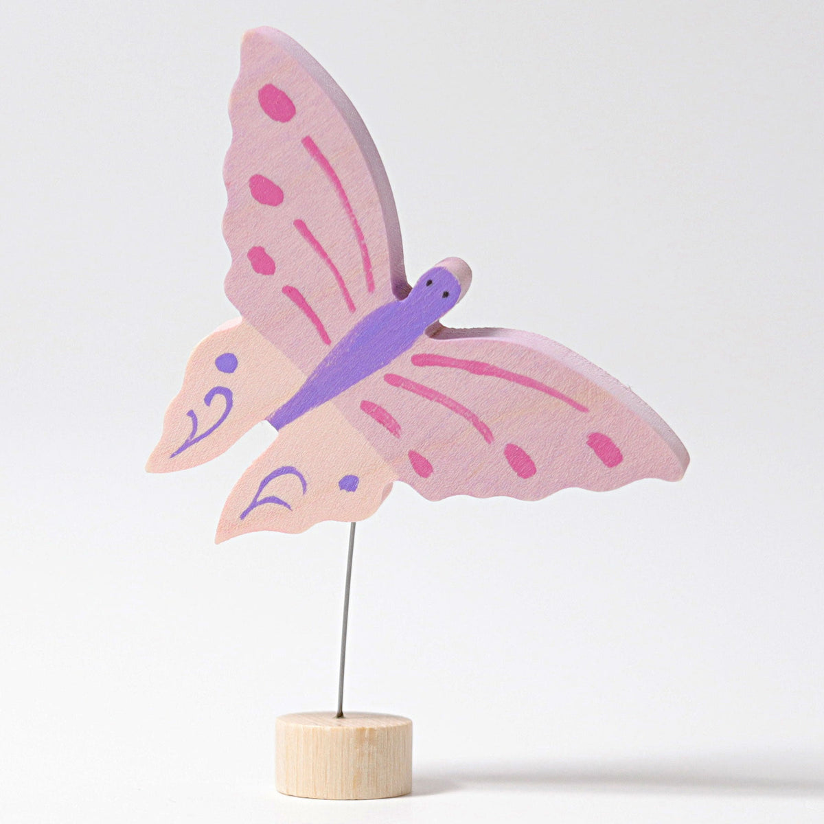 Grimm's - Decoratiefiguur roze vlinder