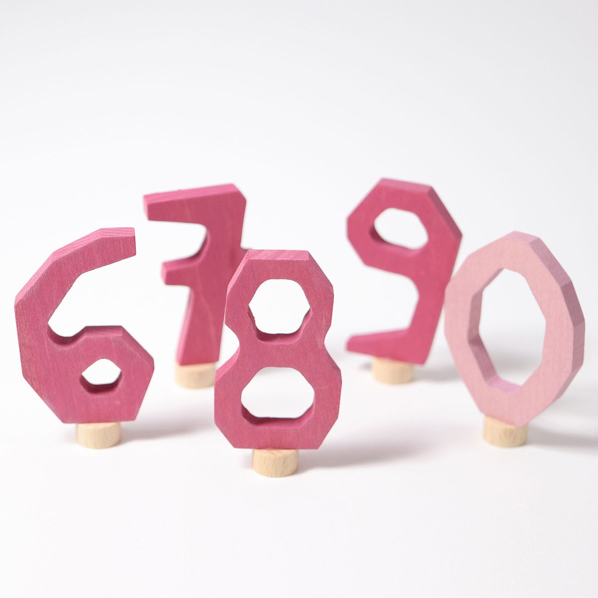 Grimm's - Roze Cijfers 6-9 en 0 voor Verjaardag en Decoratie