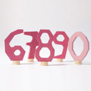 Grimm's - Roze Cijfers 6-9 en 0 voor Verjaardag en Decoratie