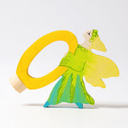 Grimm's - Sprookjesfiguur cijfer 0 met de hand beschilderd esdoornhout