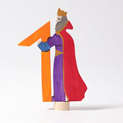 Grimm's - Sprookjesfiguur cijfer 1 – handbeschilderd ahorn