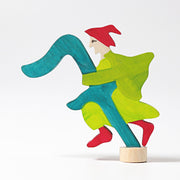 Grimm's - Decoratiefiguur sprookjes cijfer 7 met de hand beschilderd