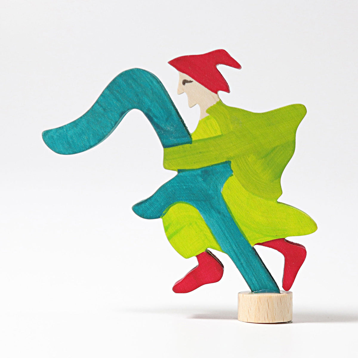 Grimm's - Decoratiefiguur sprookjes cijfer 7 met de hand beschilderd