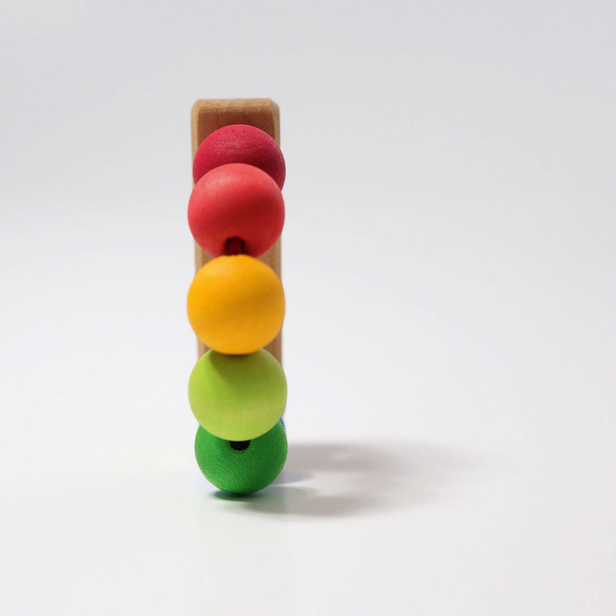 Grimm's - Regenboog Boot Grijpspeelgoed met Kralen