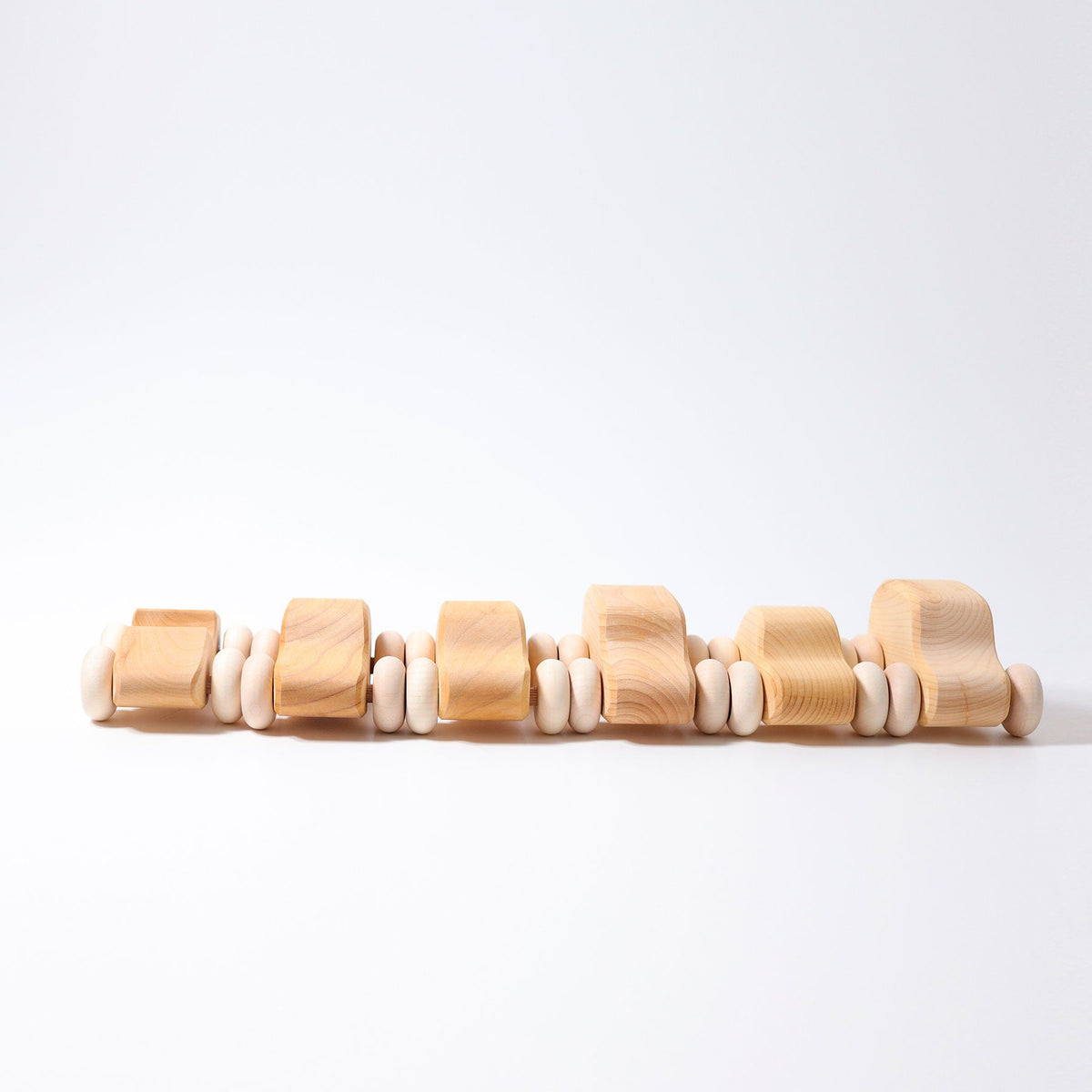 Grimm's - Houten auto's set van 6 stuks