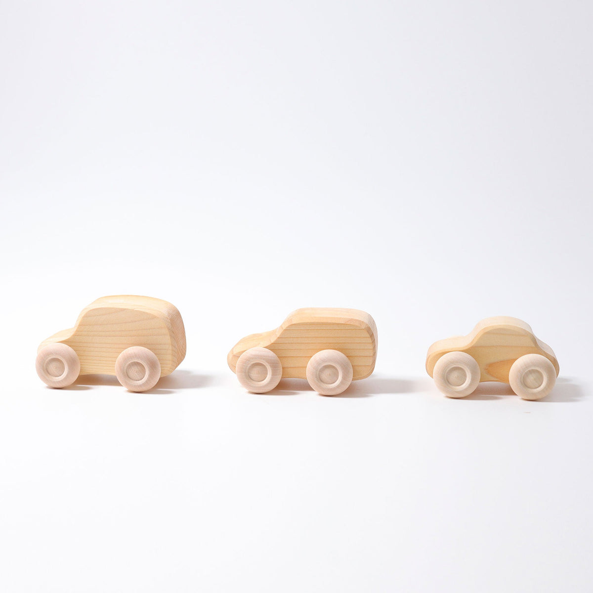 Grimm's - Houten auto's set van 6 stuks