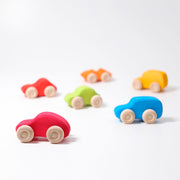Grimm's - Gekleurde Houten Auto's – 6 stuks