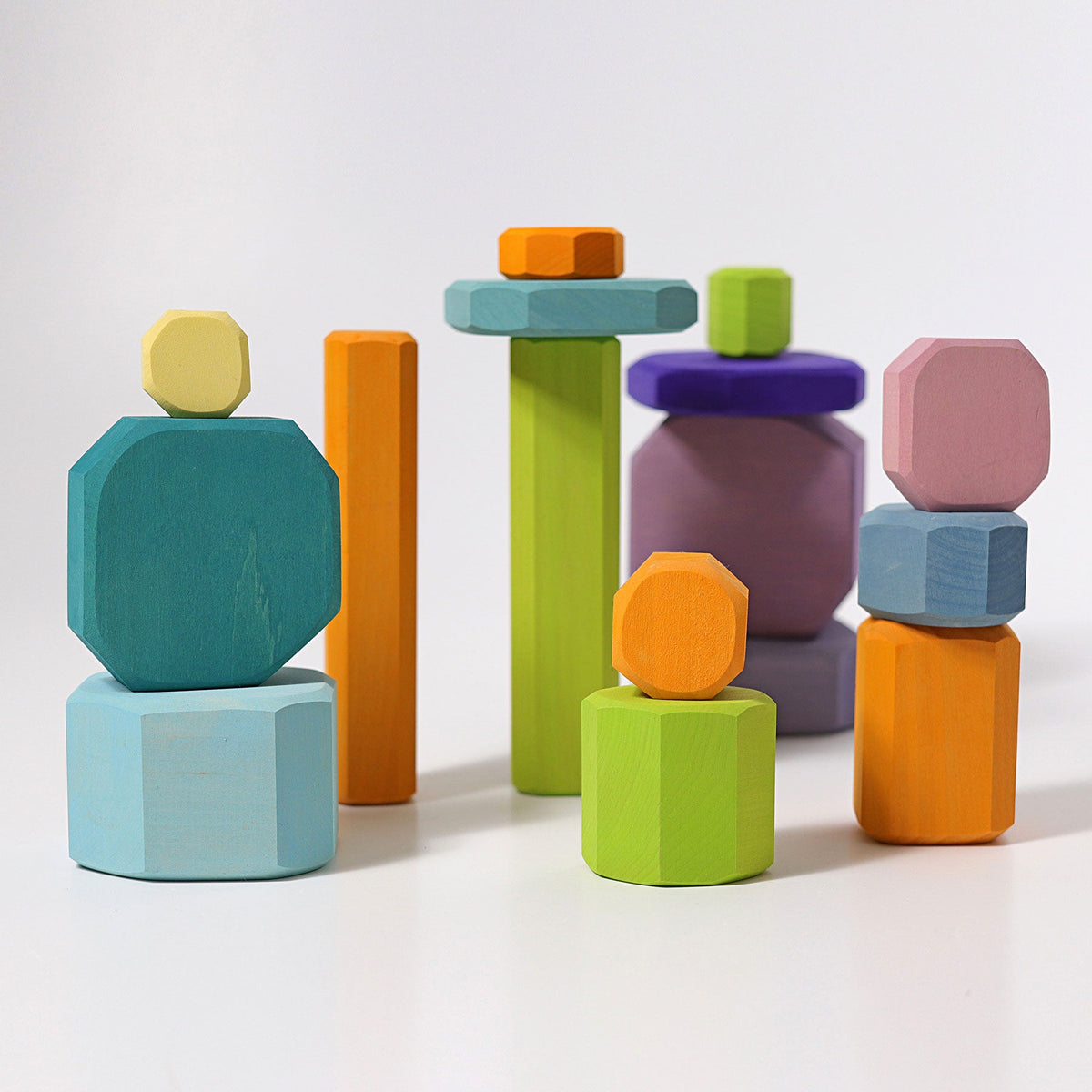 Grimm's - Boomschijven bouwset 16 stuks