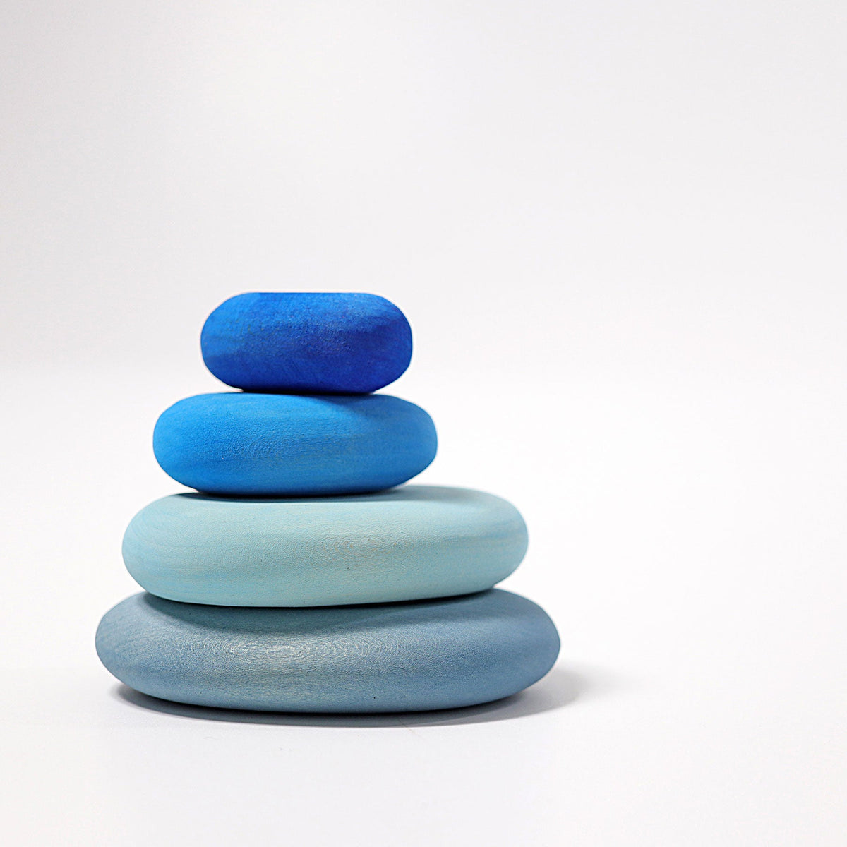 Grimm's - Rivier Kiezelstenen Blauw - 4 stuks