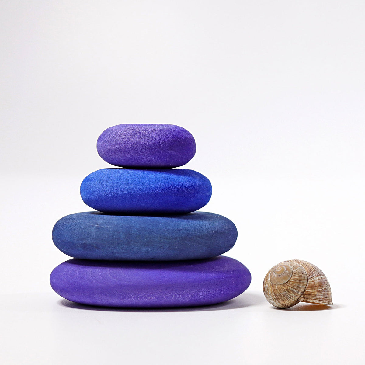 Grimm's - Droom Kieselstenen Paars-Blauw – 4 stuks
