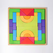 Grimm's - Basis Bouwset 1 - 30 Grote Houten Blokken in Frame