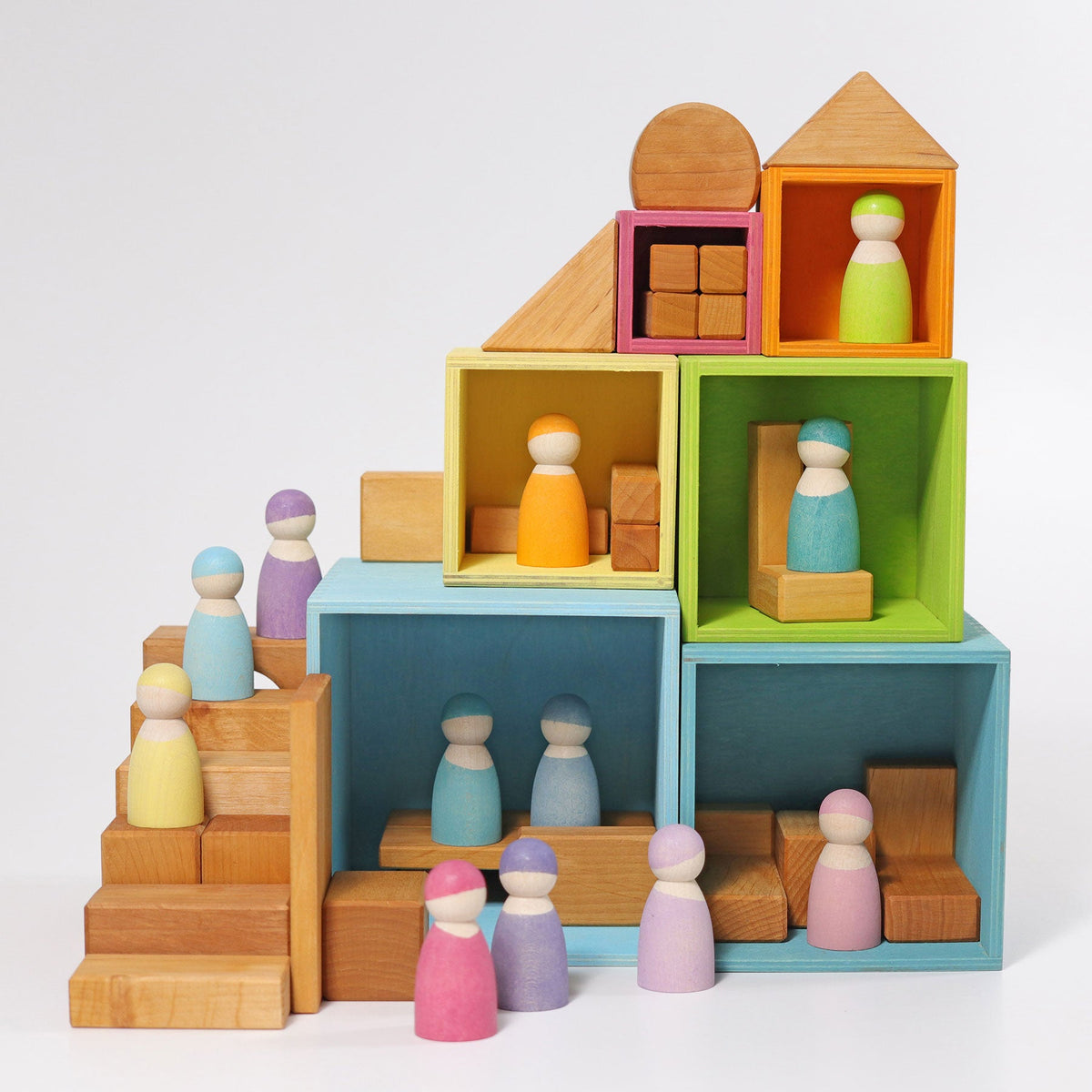 Grimm's - Grote Kistenset Pastel