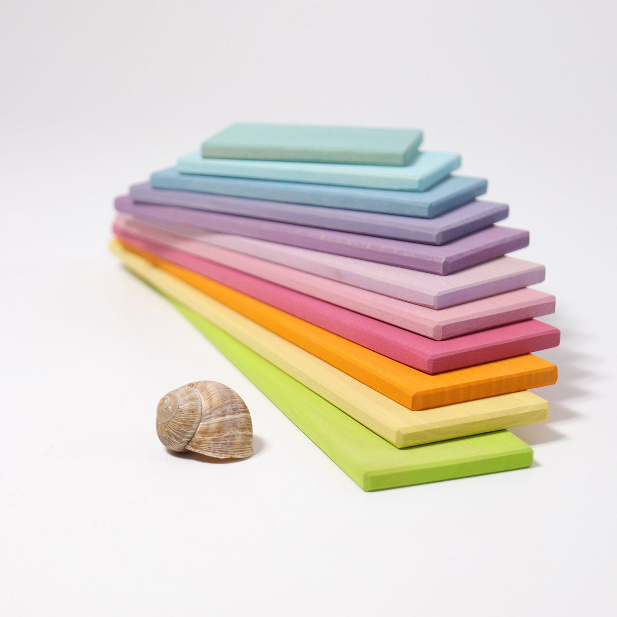 Grimm's - Bouwplanken Pastel – 11 delen