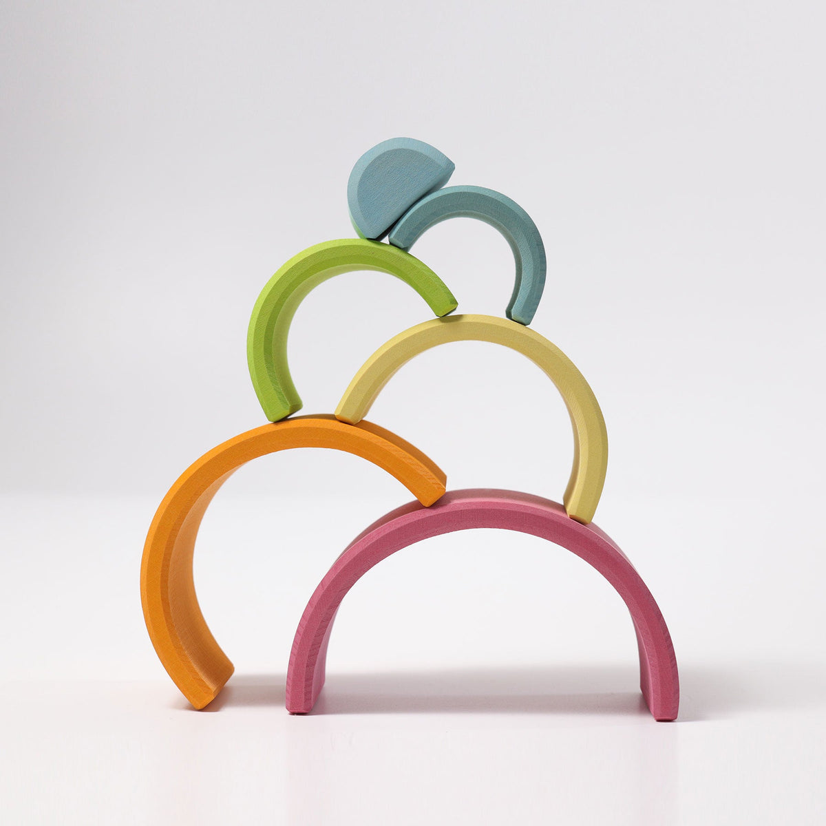 Grimm's - Regenboog Pastel - 6-delig