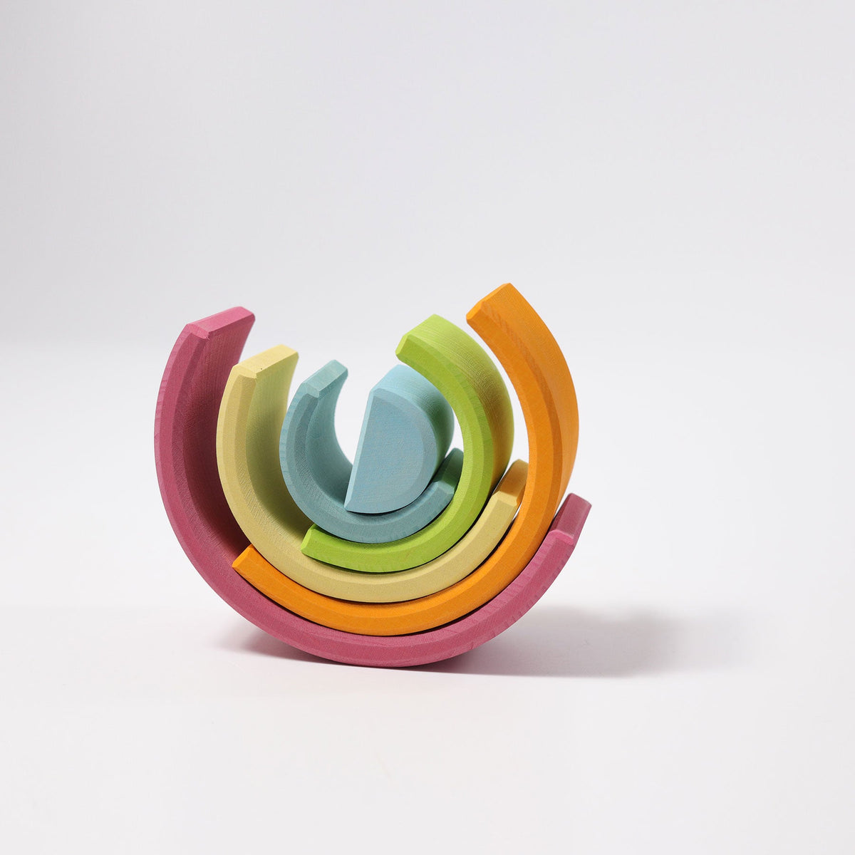 Grimm's - Regenboog Pastel - 6-delig