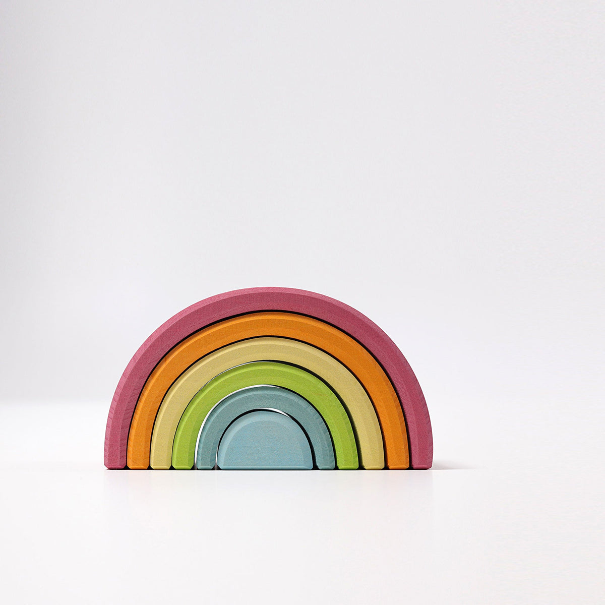 Grimm's - Regenboog Pastel - 6-delig