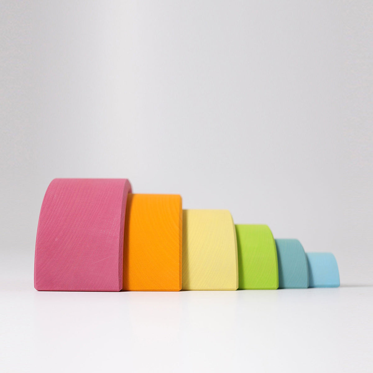 Grimm's - Regenboog Pastel - 6-delig