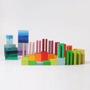 Grimm's - Kleurentablet Rally - 74 bouwblokken in 29 kleuren