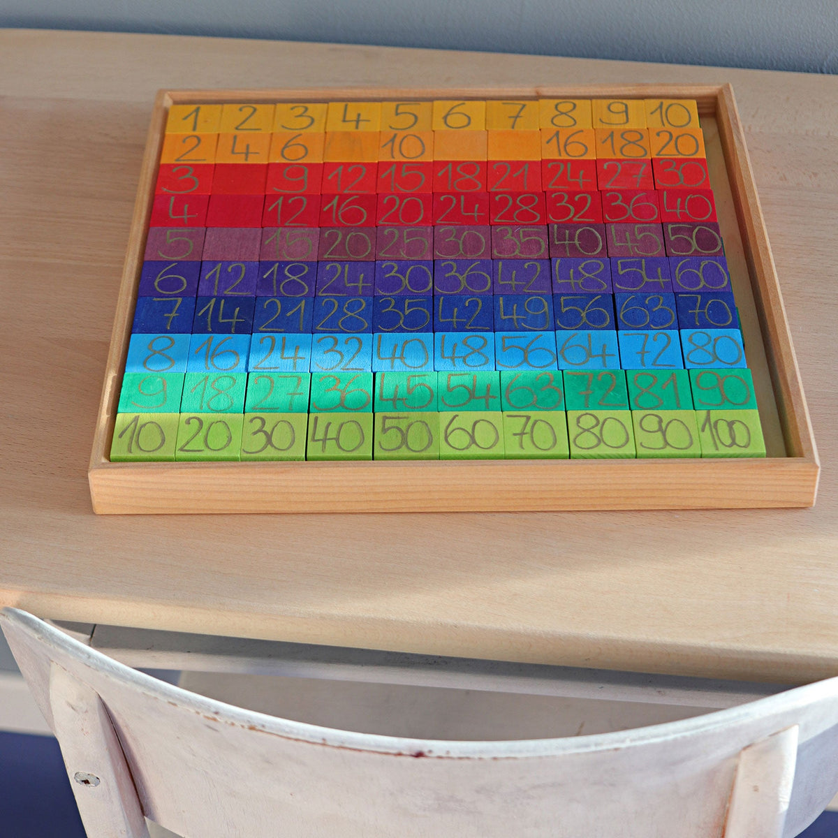 Grimm's - Rekenen met Kleuren – houten rekenbox met 200 plaatjes