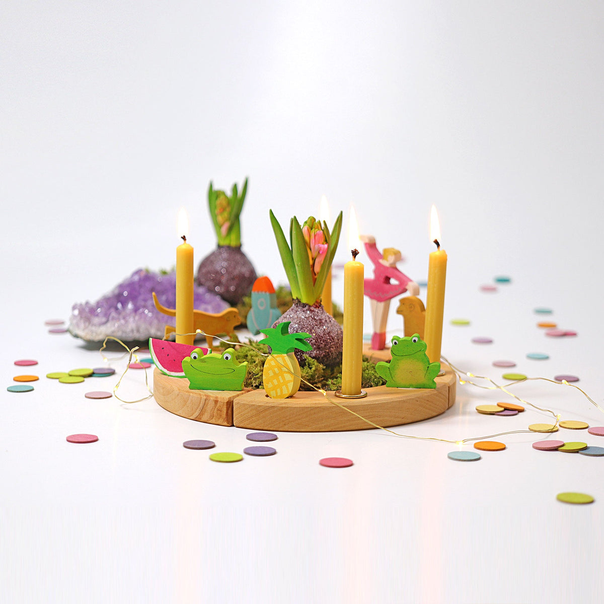Grimm's - Confettischijfjes Pastel – 120 stuks in beker