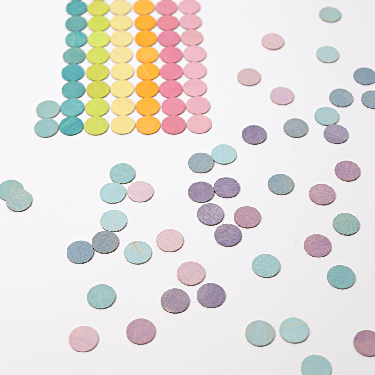 Grimm's - Confettischijfjes Pastel – 120 stuks in beker