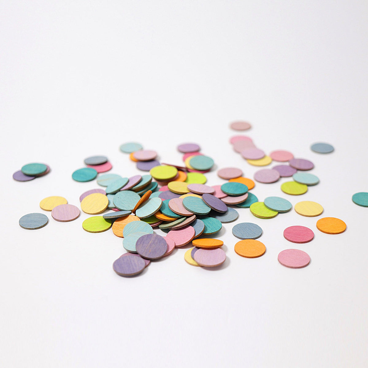 Grimm's - Confettischijfjes Pastel – 120 stuks in beker