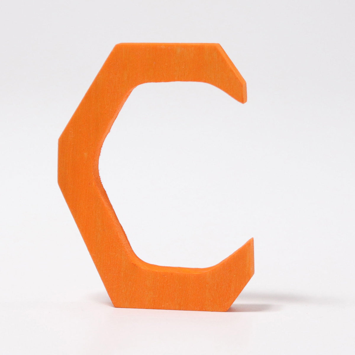 Grimm's - Houten Letter C - Antroposofisch Gekleurd