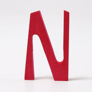 Grimm's - Houten Letter N – Antroposofische Kleur