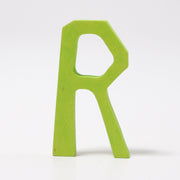 Grimm's - Houten Letter R Gekleurd Lindenhouten Decoratie