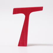 Grimm's - Houten Letter T – Anthroposofisch Gekleurd