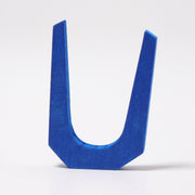 Grimm's - Houten letter U met kleur volgens antroposofische leer
