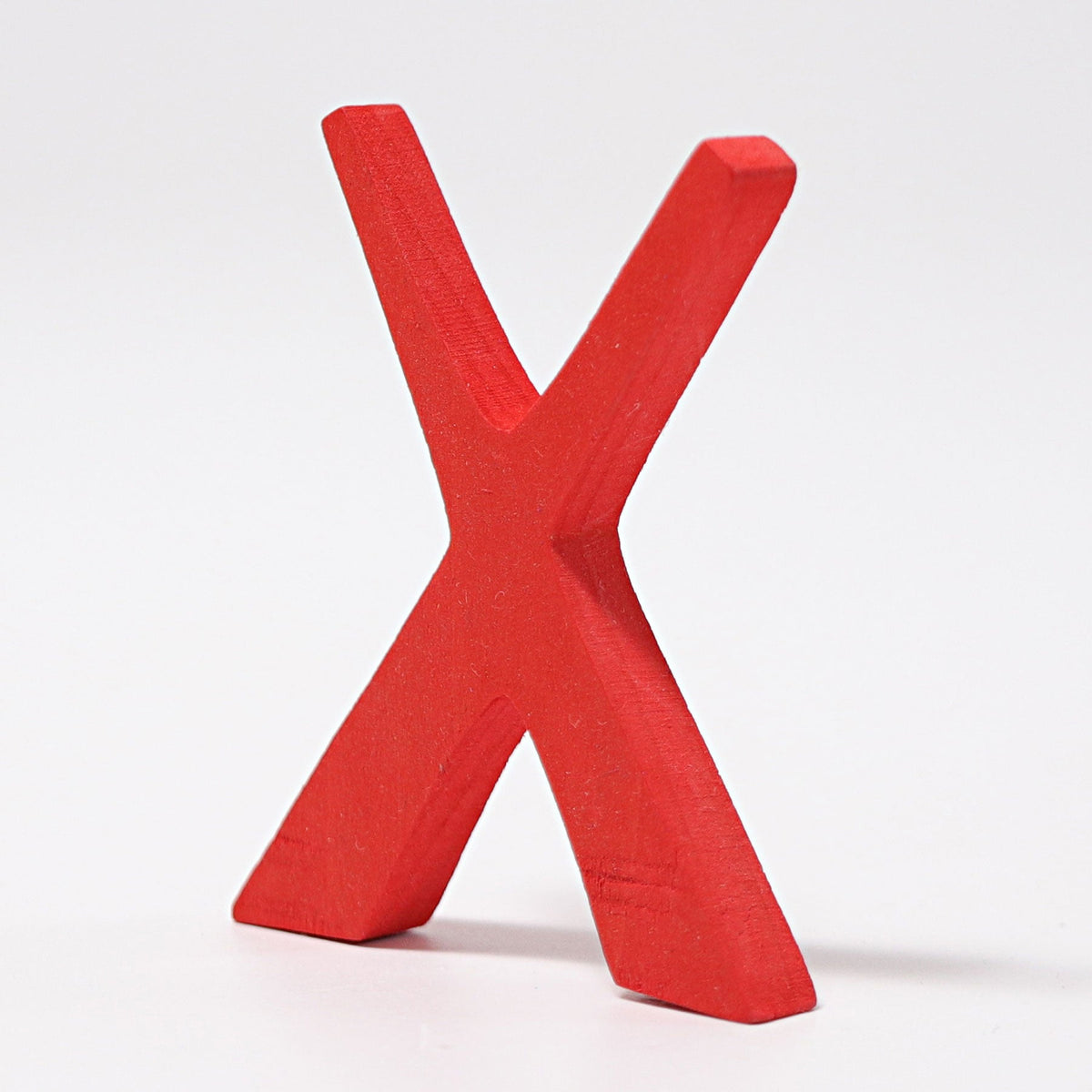Grimm's - Houten letter X gekleurd - anthroposofisch