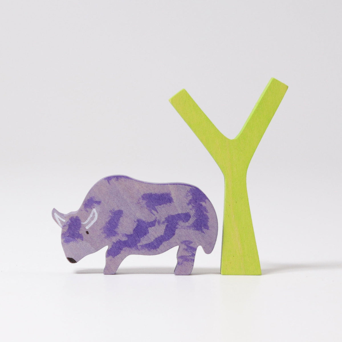 Grimm's - Houten letter Y – antroposofisch gekleurd