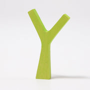 Grimm's - Houten letter Y – antroposofisch gekleurd