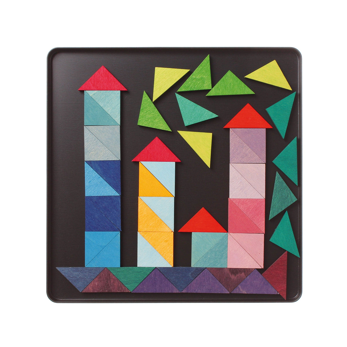 Grimm's - Magnetisch Puzzelspel Driehoeken