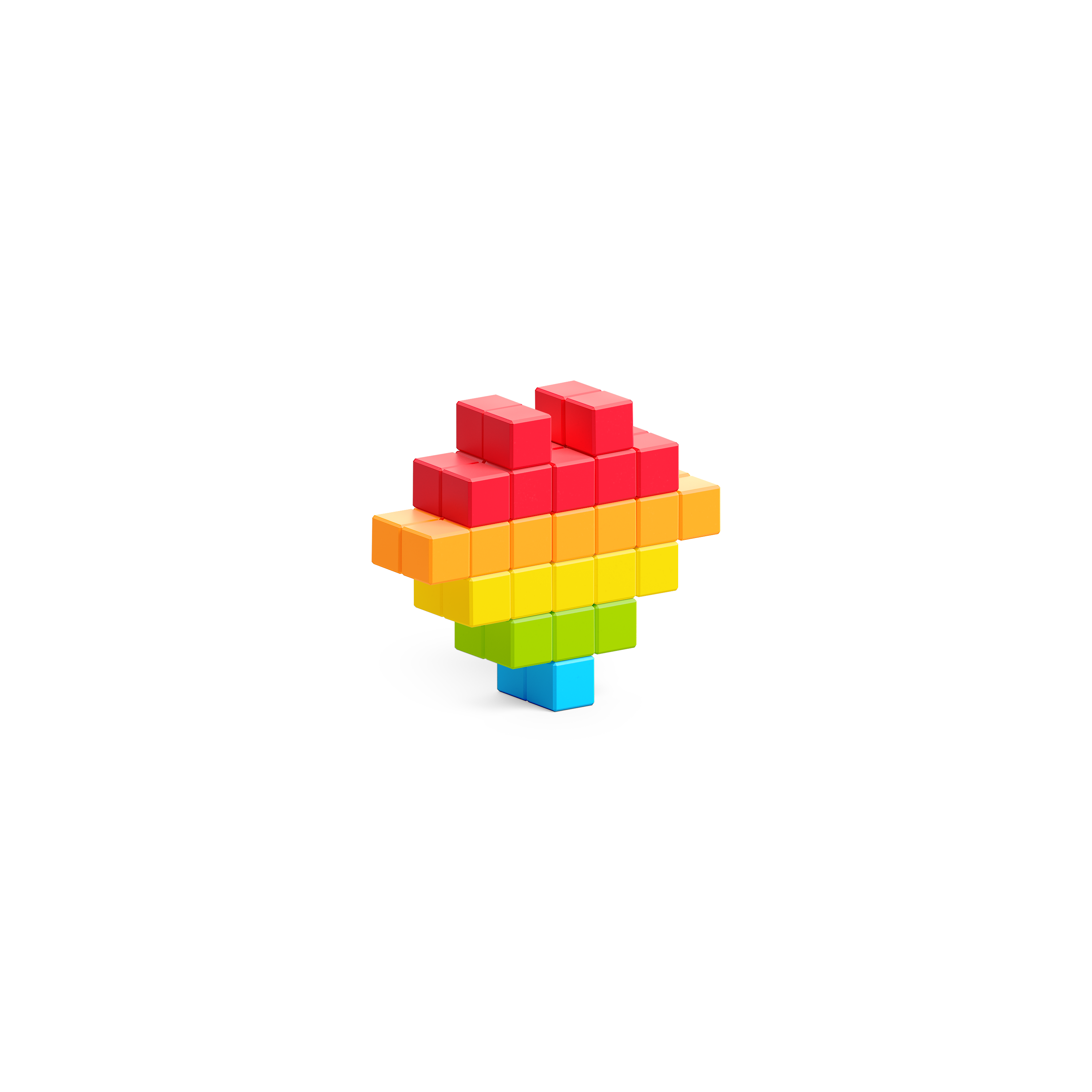 Pixio - Story serie Rainbow - 63 magneetblokjes