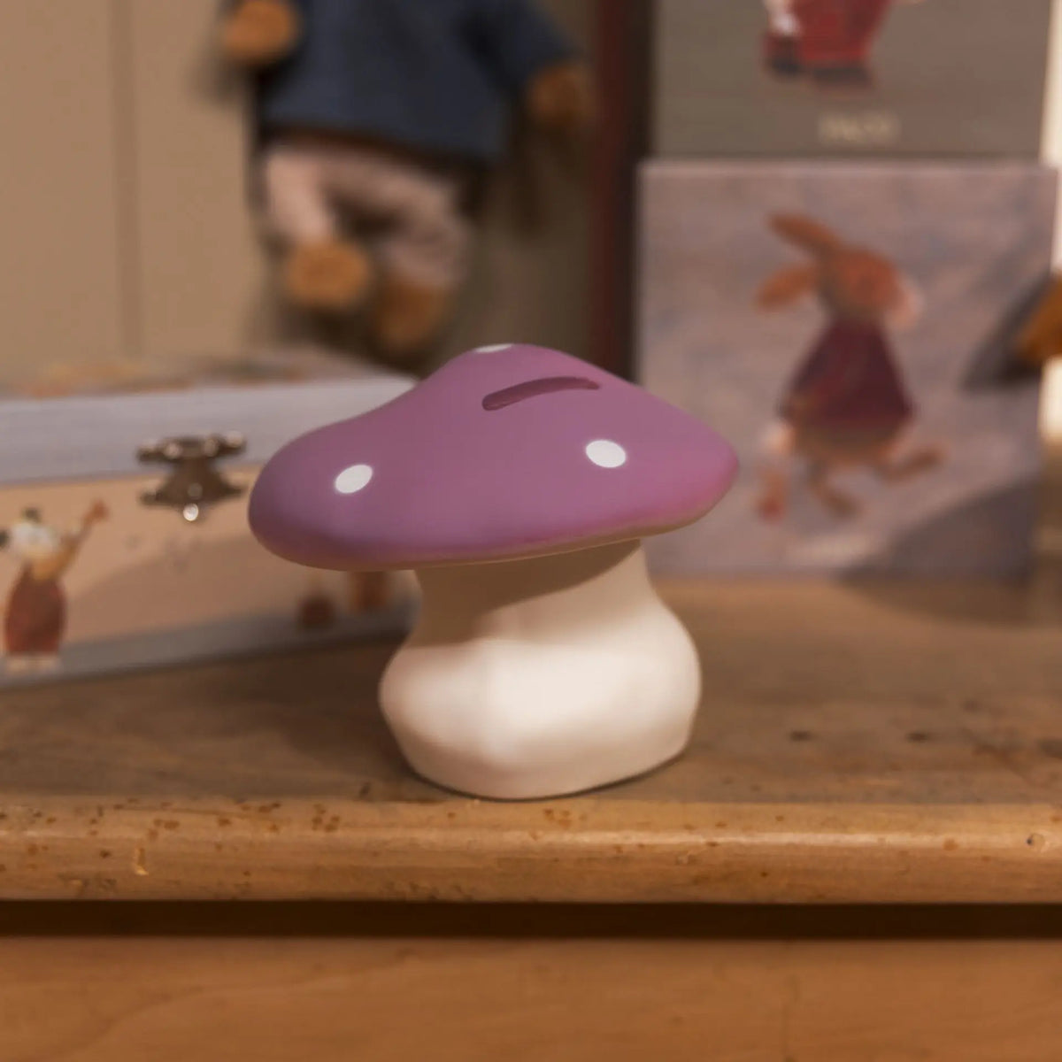 Egmont Toys - Spaarpot paddenstoel lila