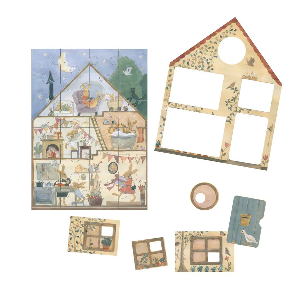 Egmont Toys - Puzzel konijnenhuisje