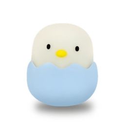 MegaLight - Nachtlampje kuiken uit ei blauw 5 cm