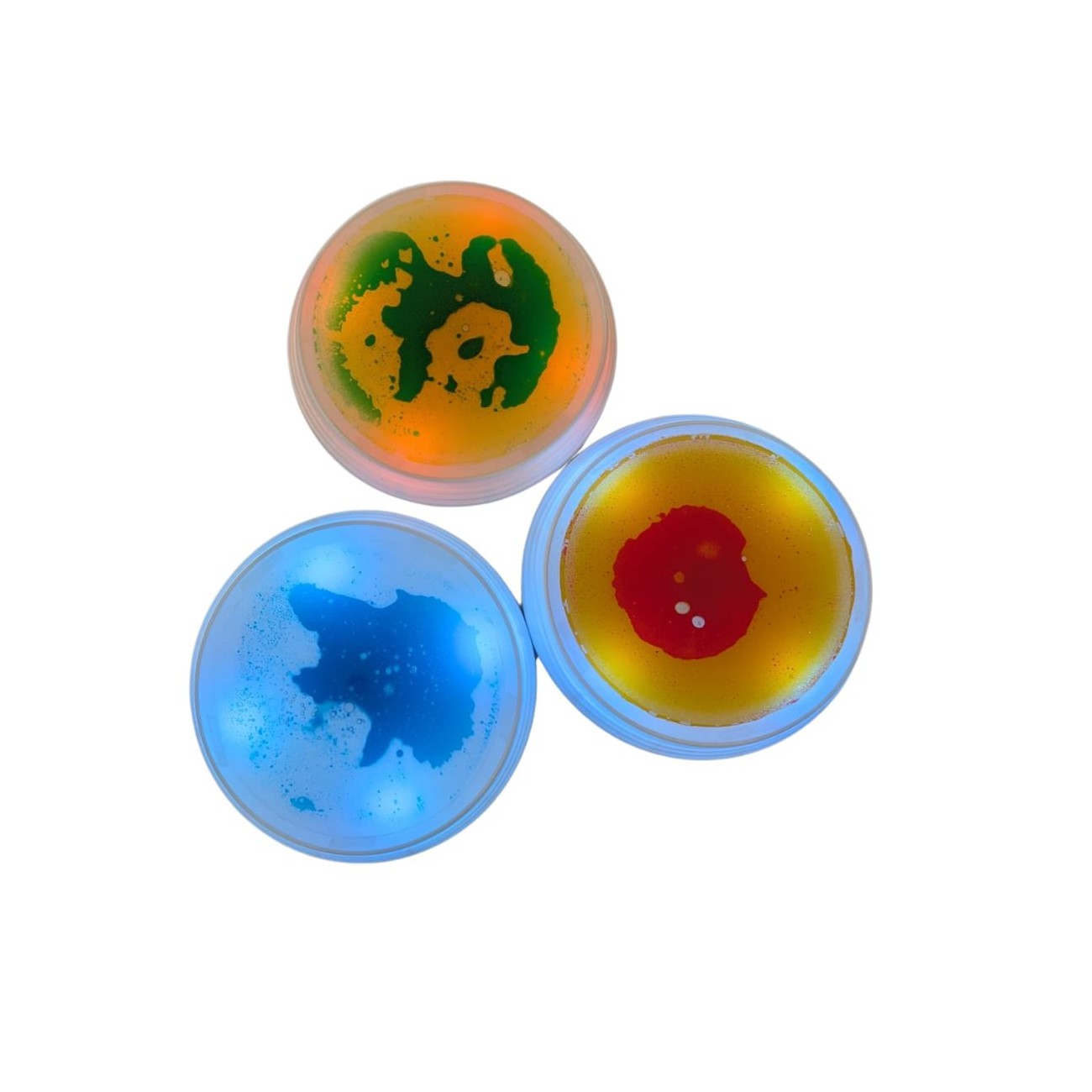 Amaya - 3 stapstenen met LED en liquid