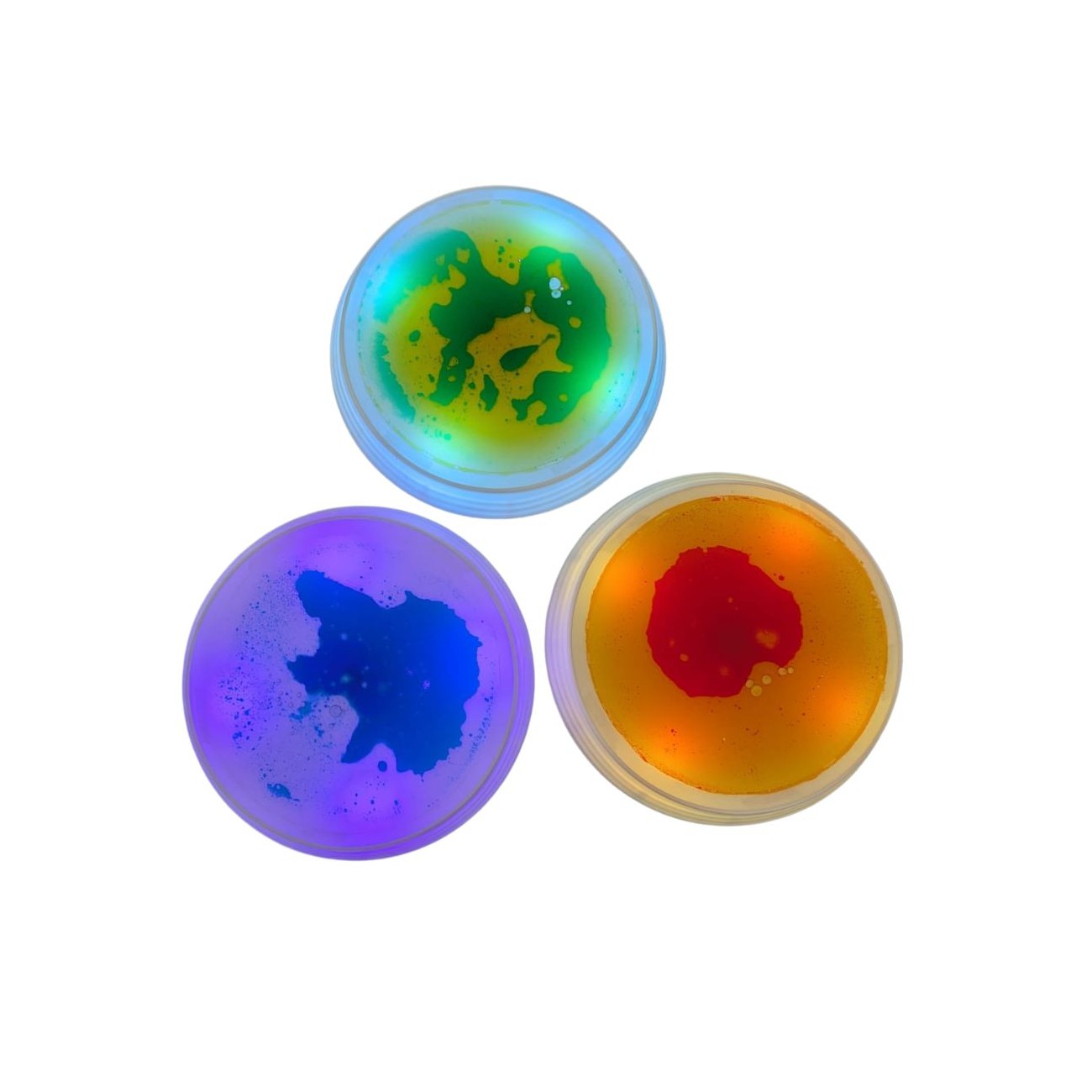 Amaya - 3 stapstenen met LED en liquid