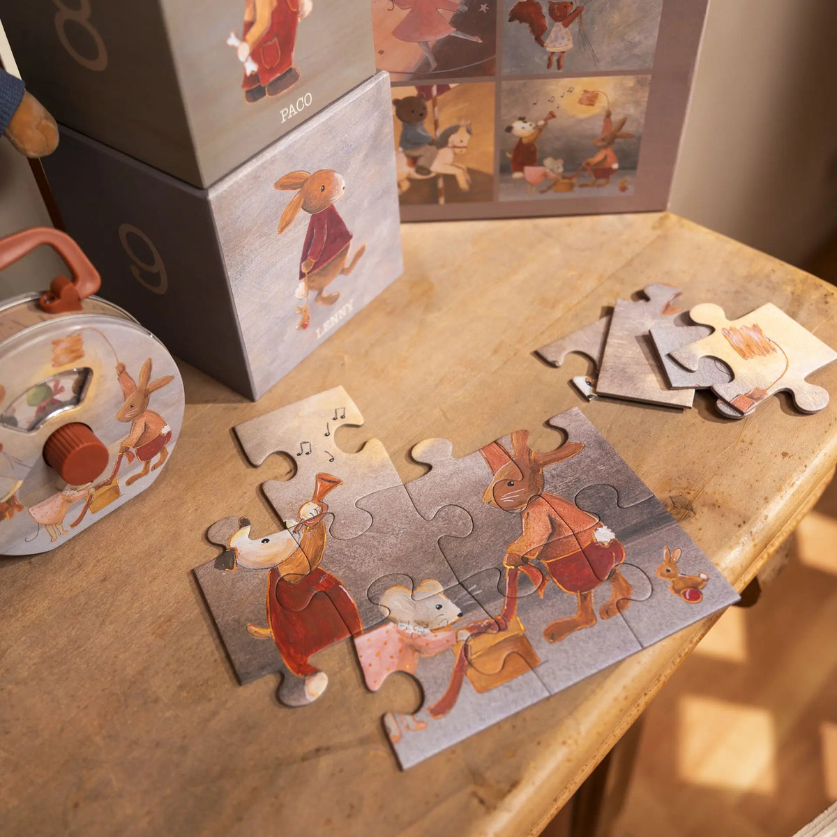 Egmont Toys - Puzzels dierenvriendjes (set van 4)