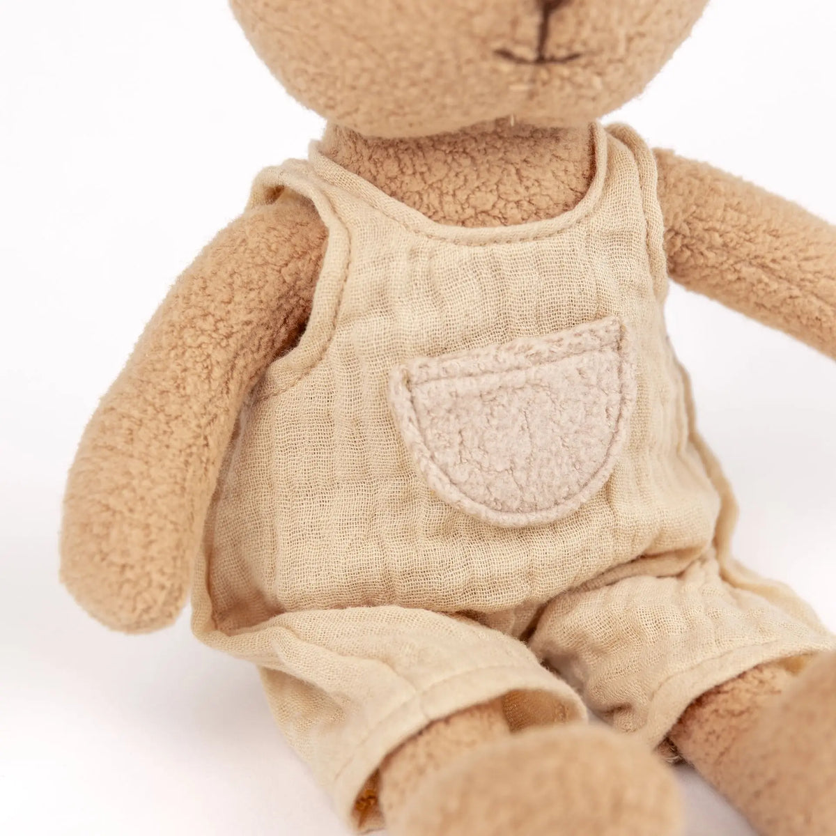 Egmont Toys - Marcel de beer klein knuffel van biologisch katoen