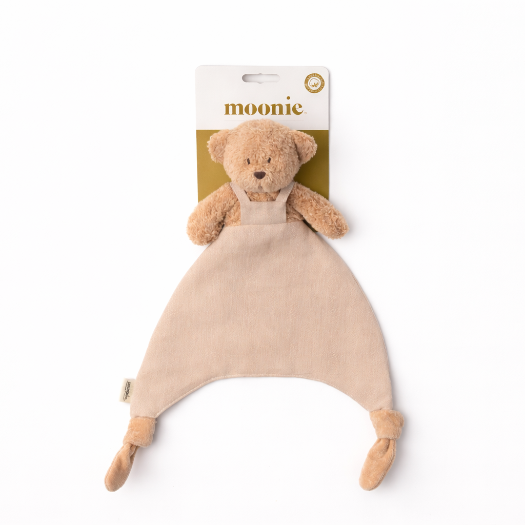 Moonie Doudou Knuffeldoekje Beer Cappuccino
