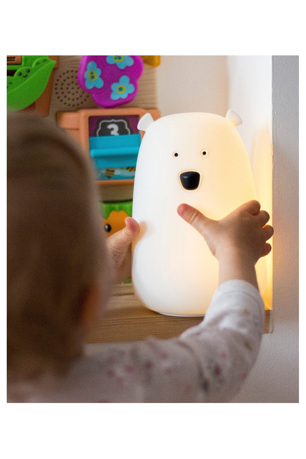 Rabbit & Friends - Big Bear nachtlamp wit