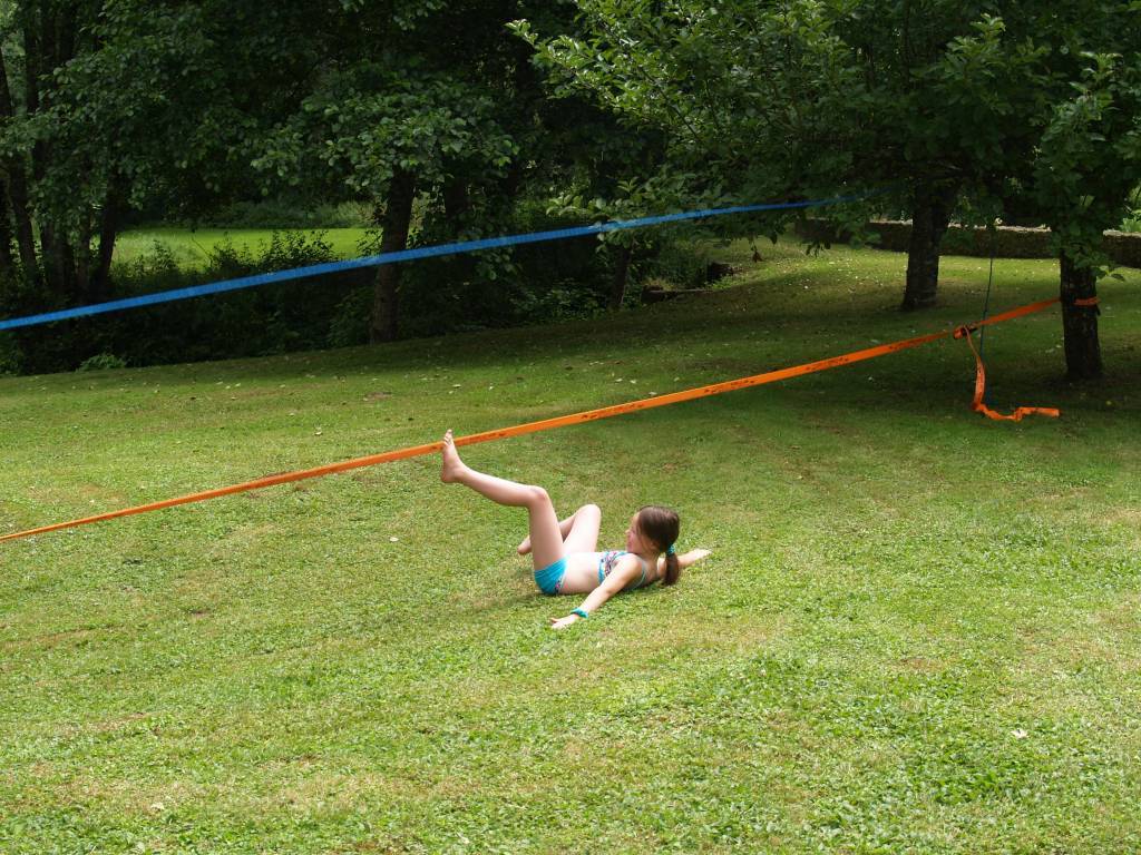 Kids At Work - Slackline geel
