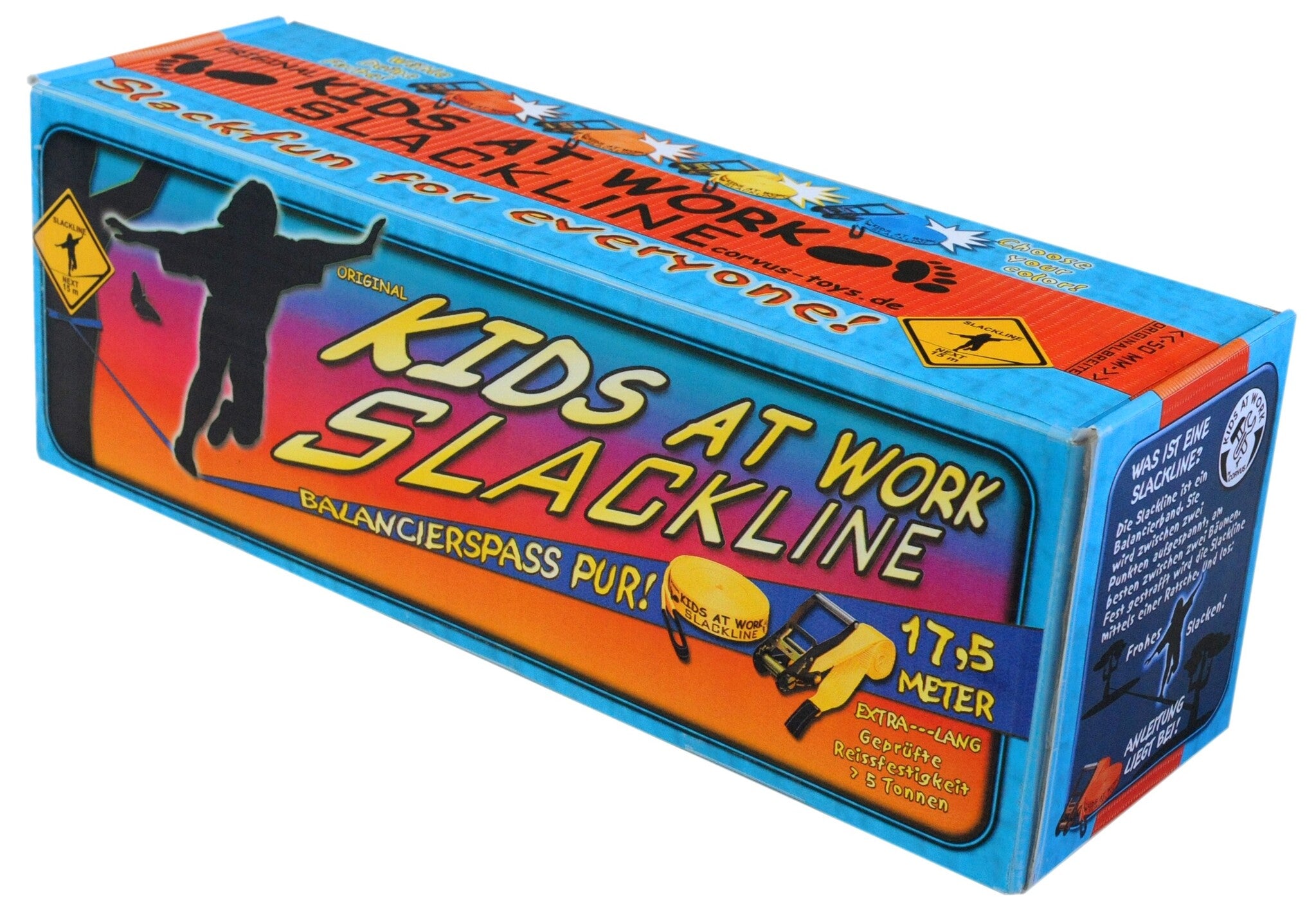 Kids At Work - Slackline blauw