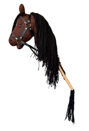 ByToizz - Deluxe stokpaard met open mond - bruin