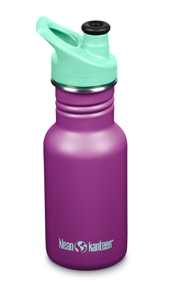 Klean Kanteen - Kinderbidon 355ml-12oz Sparkling Grape  - Geborsteld RVS