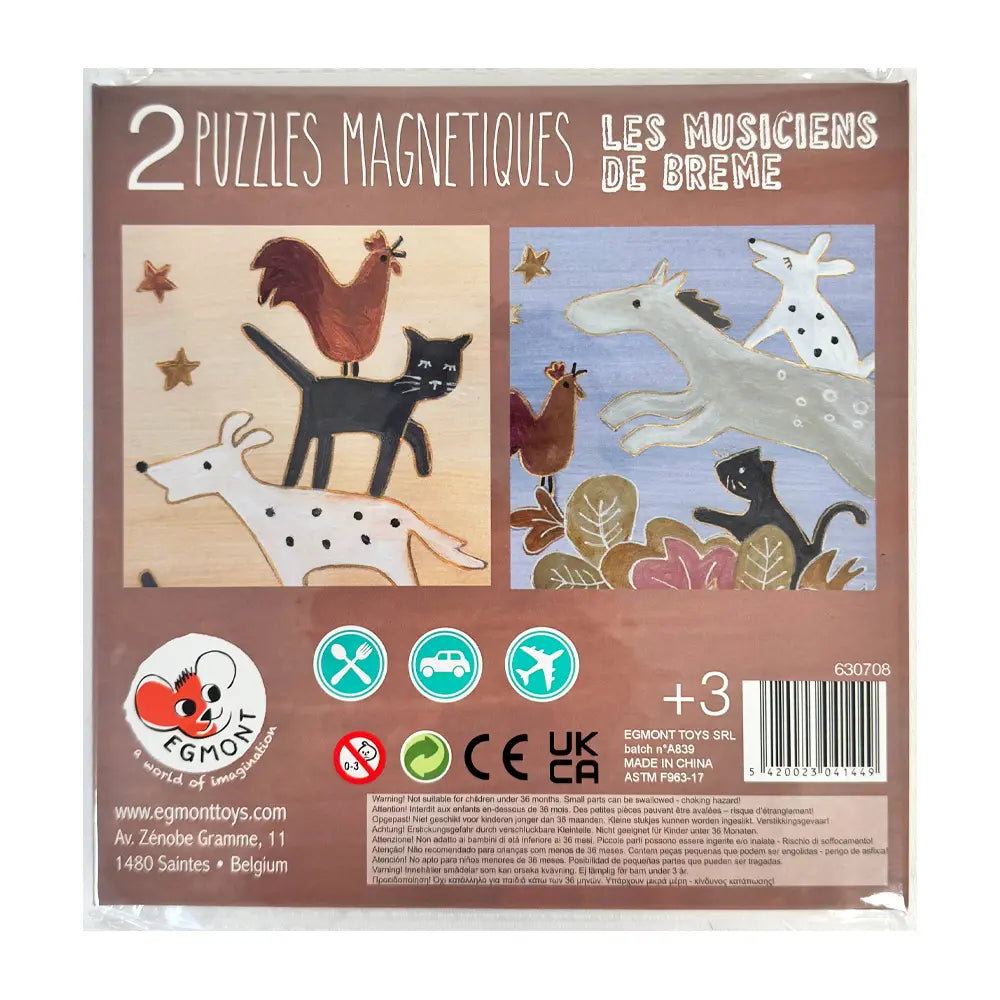 Egmont Toys - Magneetpuzzel Bremer Stadsmuzikanten